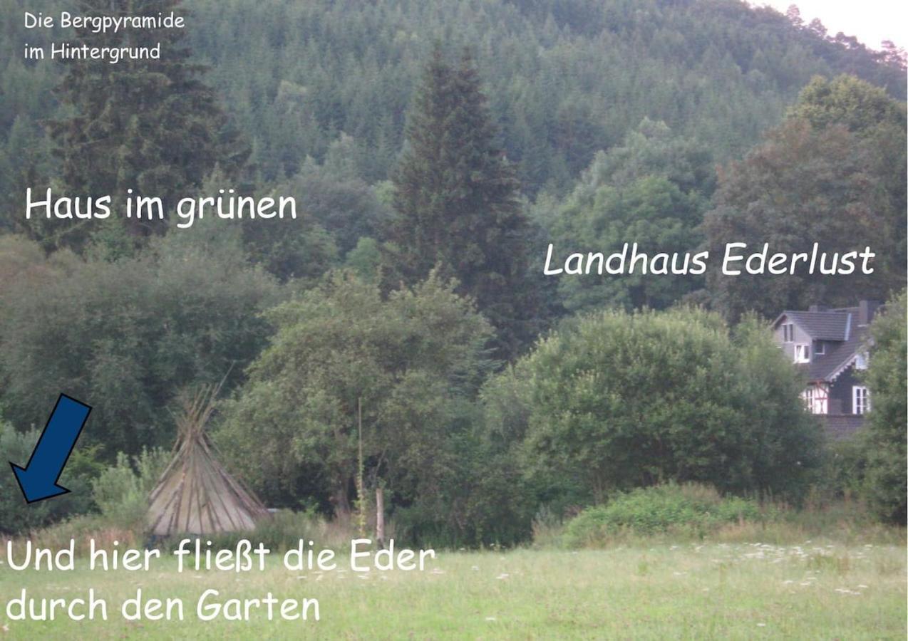 Landhaus Ederlust HeilungsRäume eV Hatzfeld Exterior foto